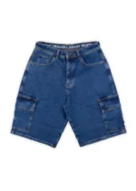 Cargo Denim Baggy Shorts