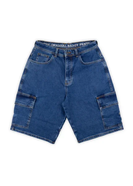 Cargo Denim Baggy Shorts