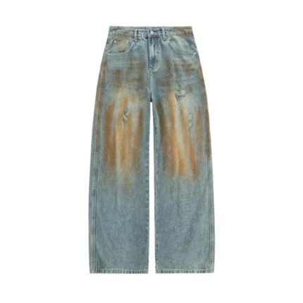 Copper Dust Baggy Denim Jeans