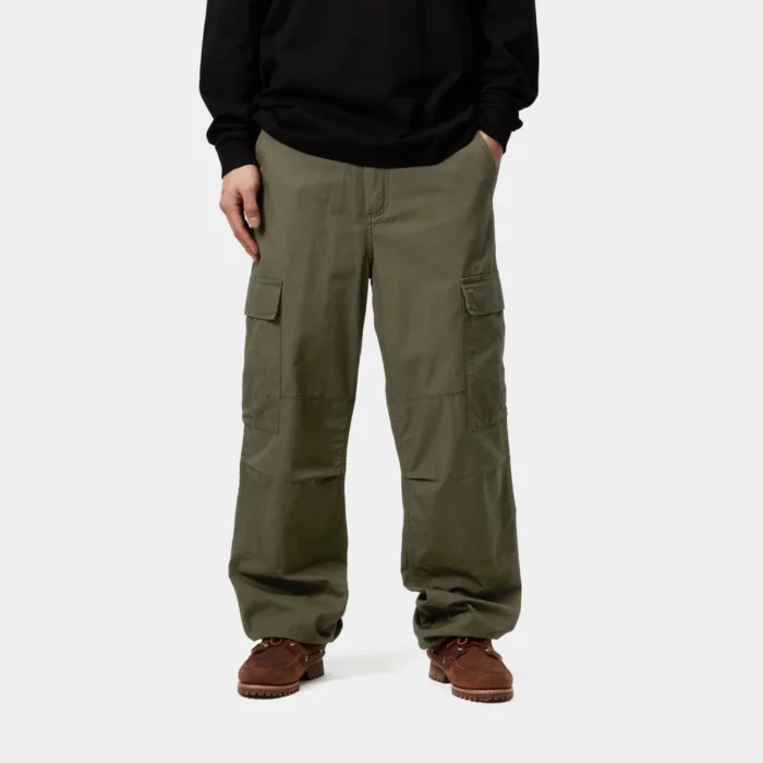 Olive Baggy Cargo Pants