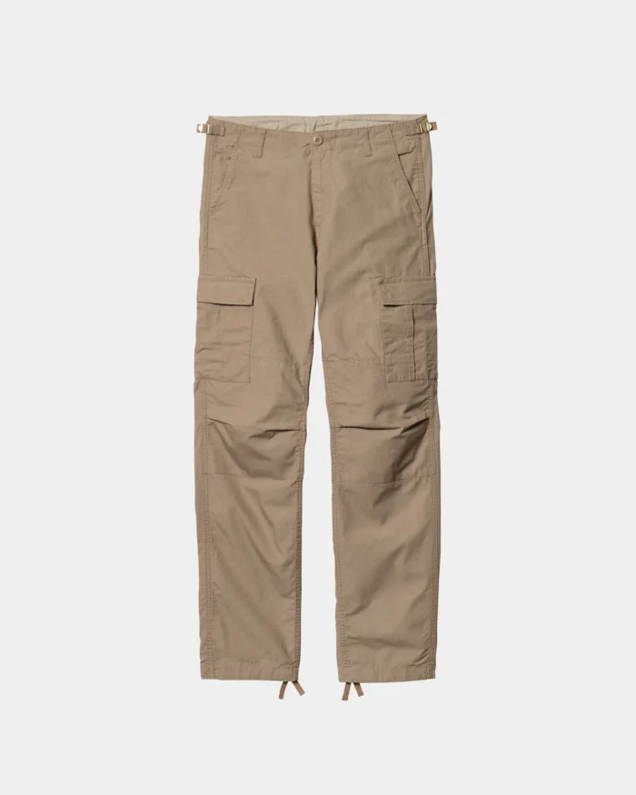 Beige Baggy Cargo Pants