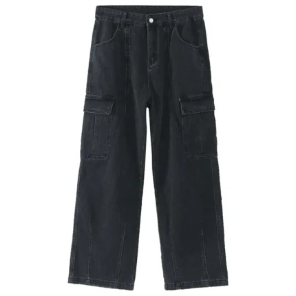 Baggy Loose Fit Cargo Jeans