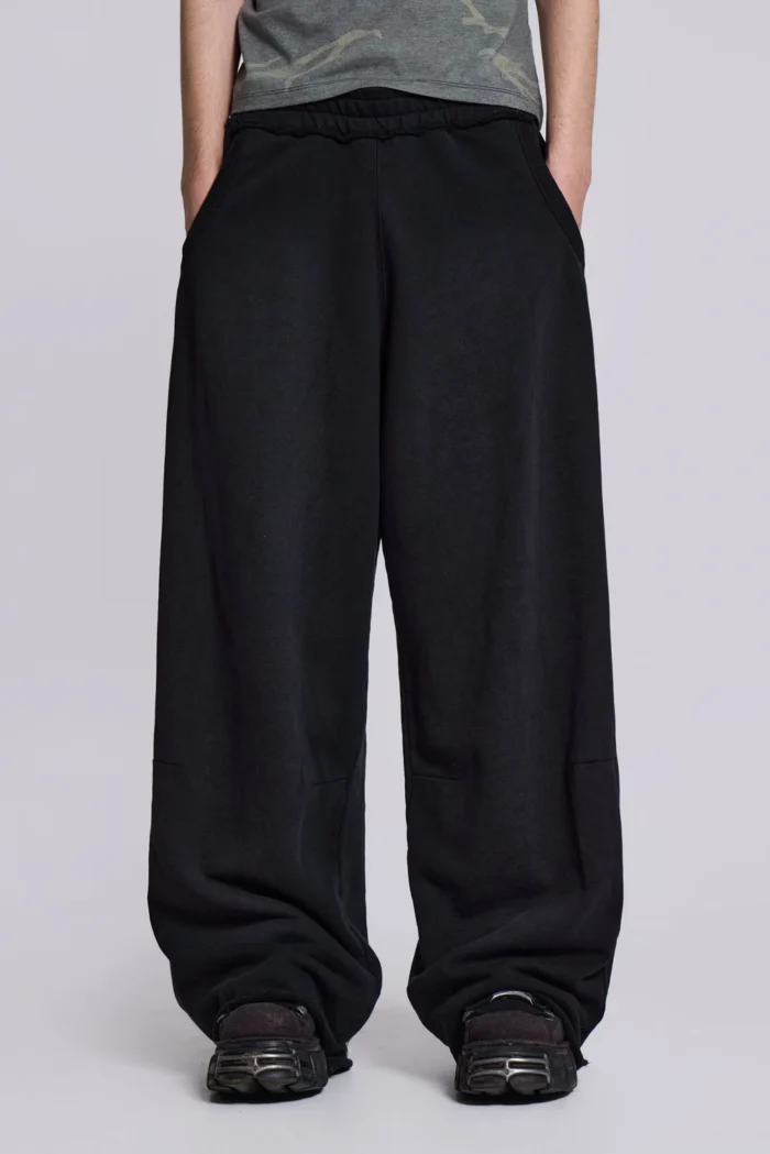 Black Baggy Monster Sweatpants