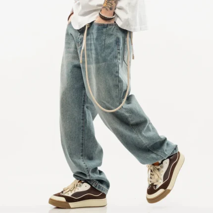 Baggy Tapered Leg Jeans