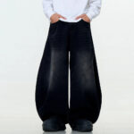 Baggy Extreme Balloon Fit Black Wash Jeans