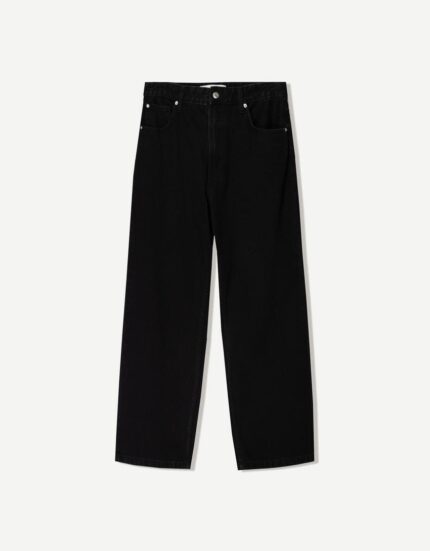 Black Baggy Cozy Jeans