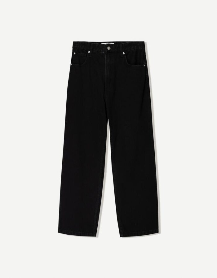 Black Baggy Cozy Jeans