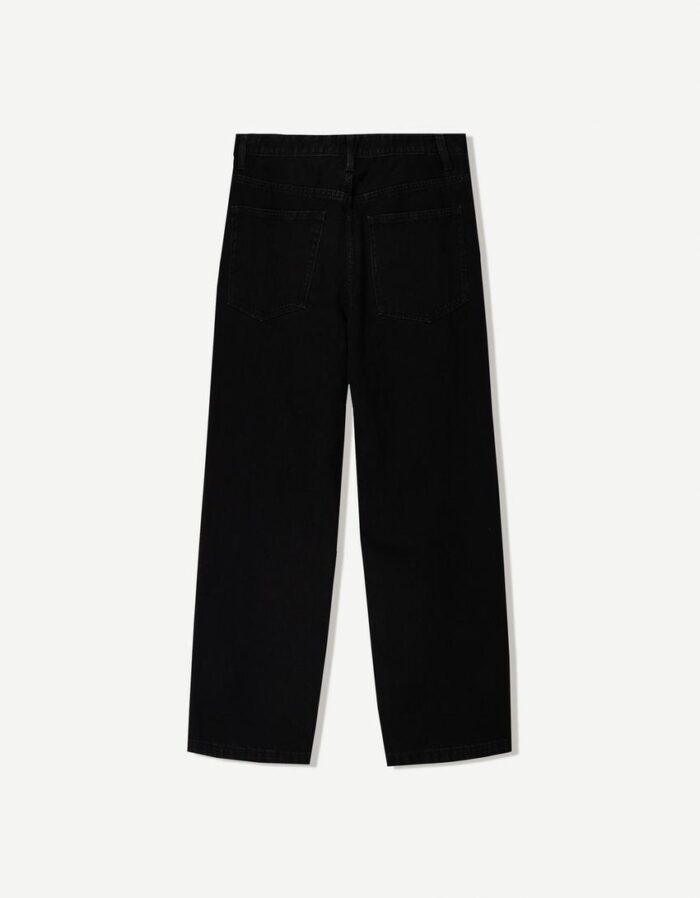 Black Baggy Cozy Jeans